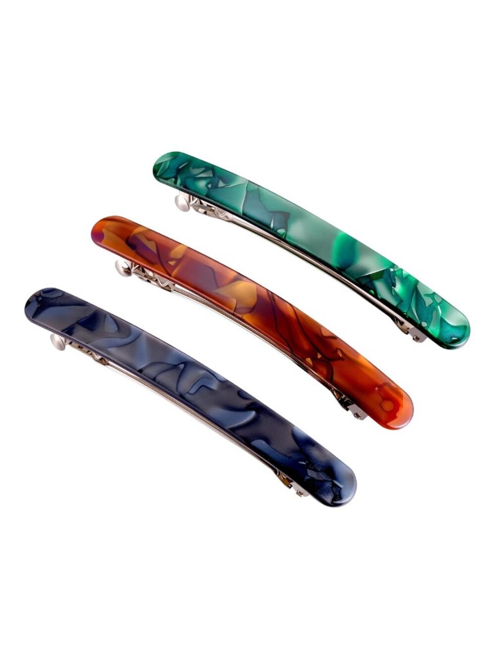 4 Inch Large Hair Barrettes French Clips for Women Strong Hold Acetate